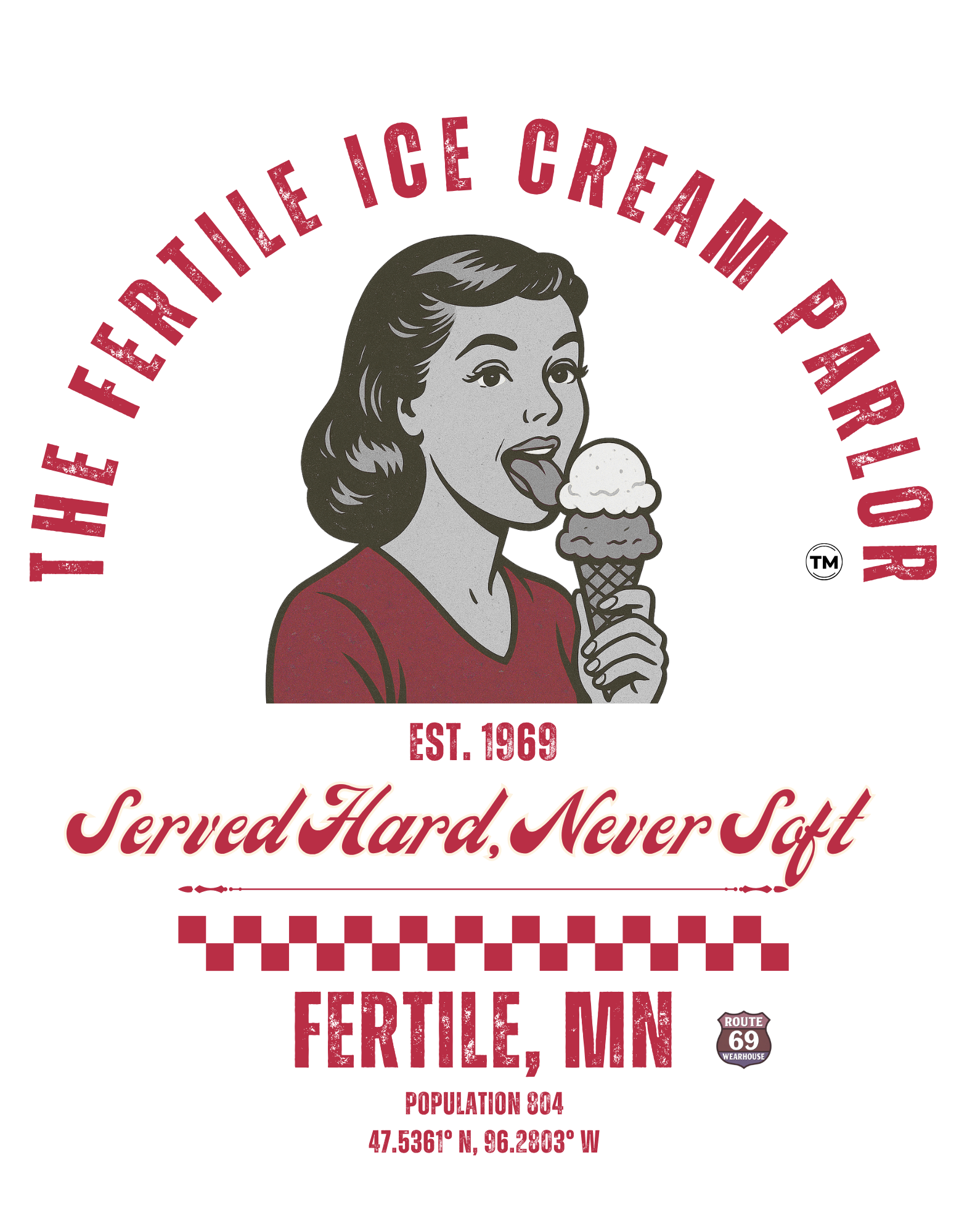 Fertile Ice Cream Parlor shirt design