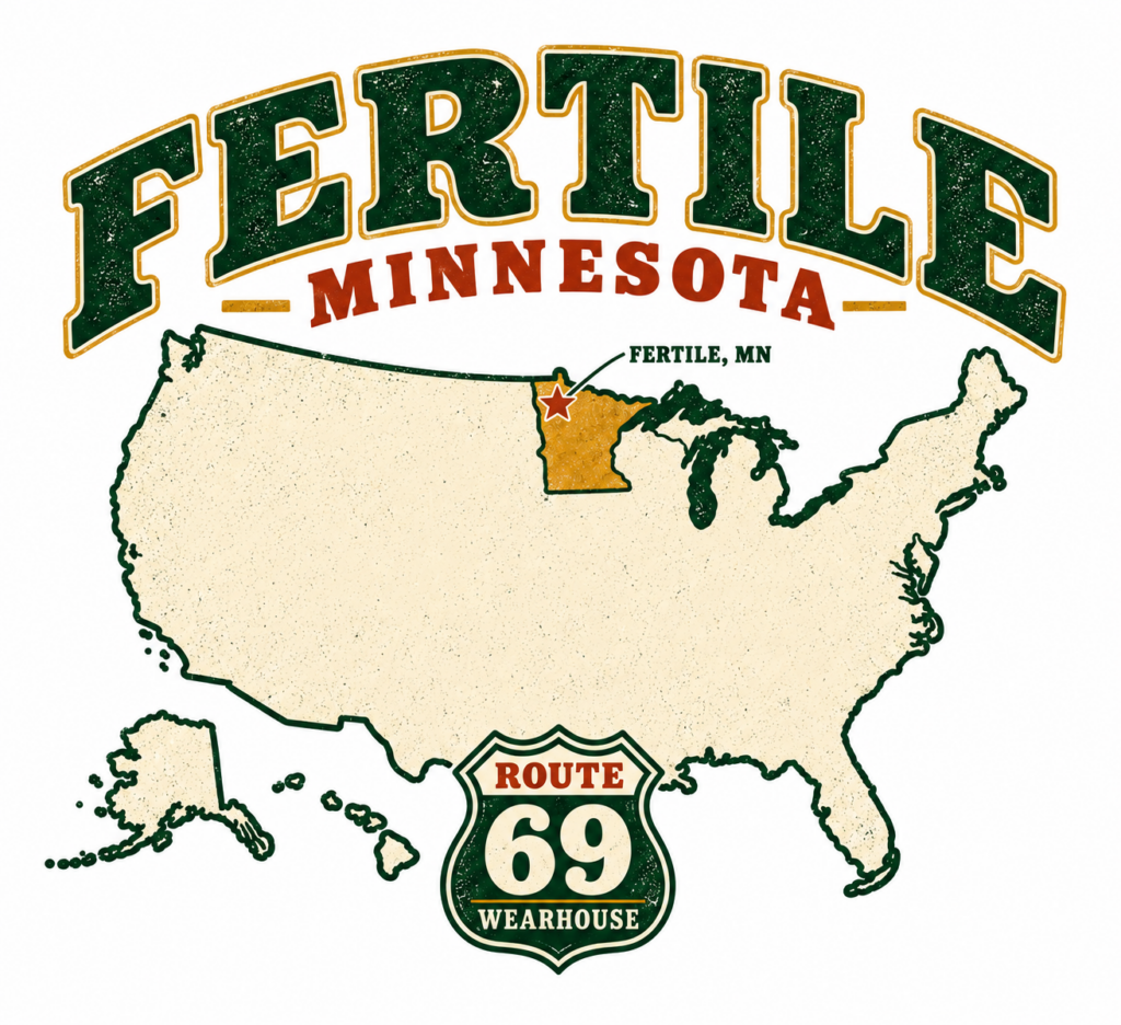 Back of Fertile Pipe Layers Union white tee